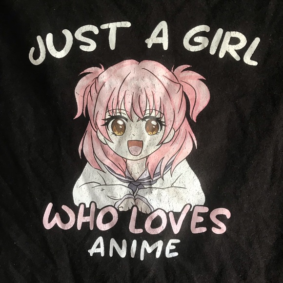 Black Anime Graphic Kids T-Shirt - Picture 4 of 6